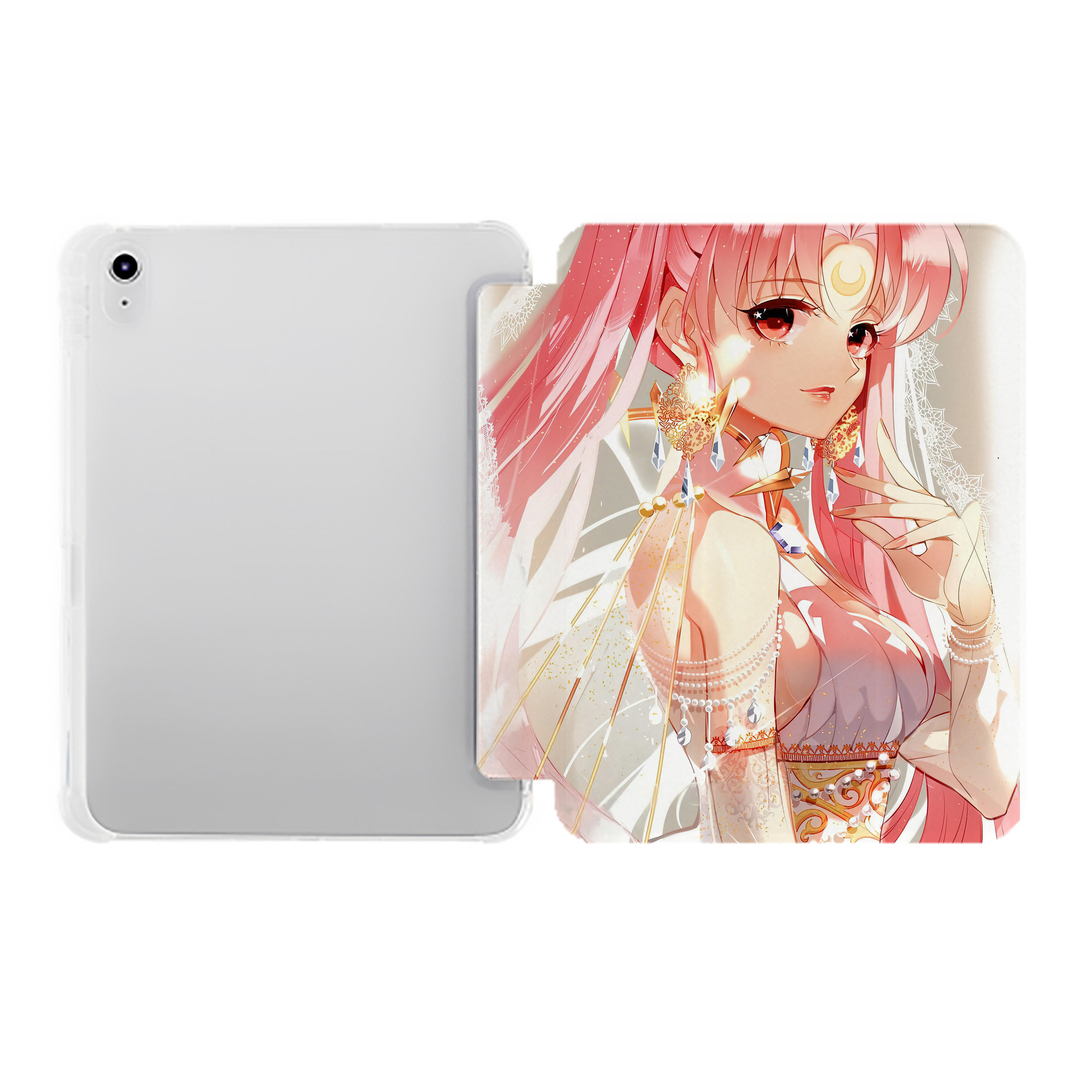 （画像用） 美少女戦士セーラームーン Sailor Moon IPad ケース ペン収納付き 三つ折りスタンド PUレザー×シリコン 対応機種9.5/10.5/10.9インチ